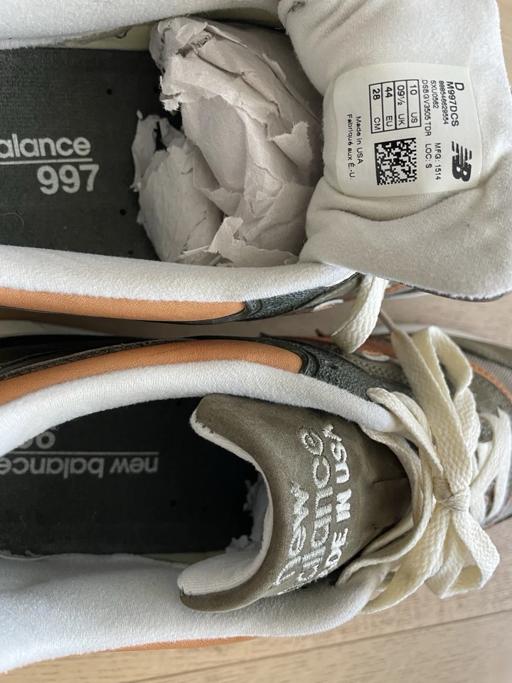 New Balance 997 • Size 10 • Olive Tan • Distinct Pack M997DCS • Made in USA 🇺🇸 - Image 4 of 4