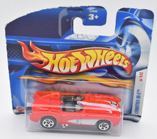 Hot Wheels 21/2002 Chevrolet Chevy Corvette SR 2 rouge. métal. carte courte