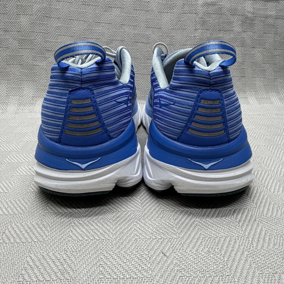 HOKA ONE ONE Shoes Womens Size 10 Blue Bondi 6 Wide Running Mesh Road Sneakers - Image 3 of 4