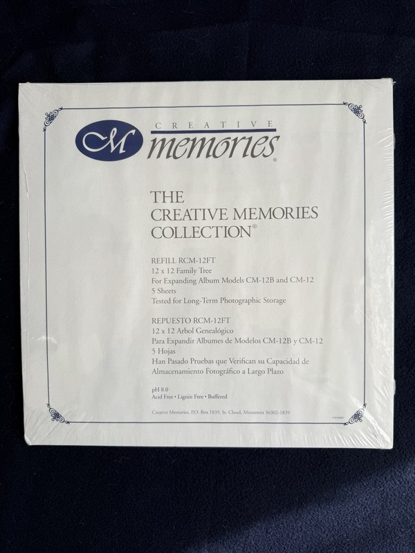 Creative Memories Family Tree Pages New And Unopened