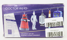 Kurt Adler  DW3141 Doctor Who 2D Printed Ornament Gift Box Set of 5