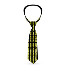Necktie Standard - Keep Portland Weird Black/Yellow (US IMPORT) ACC NEU