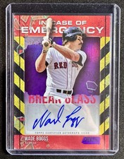 2025 stadium club In Case Of Emergency Wade Boggs Auto /25🔥🔥🔥🔥