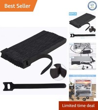 60 PCS Reusable Cable Ties - 6 Inch Adjustable Cord Straps for All Use