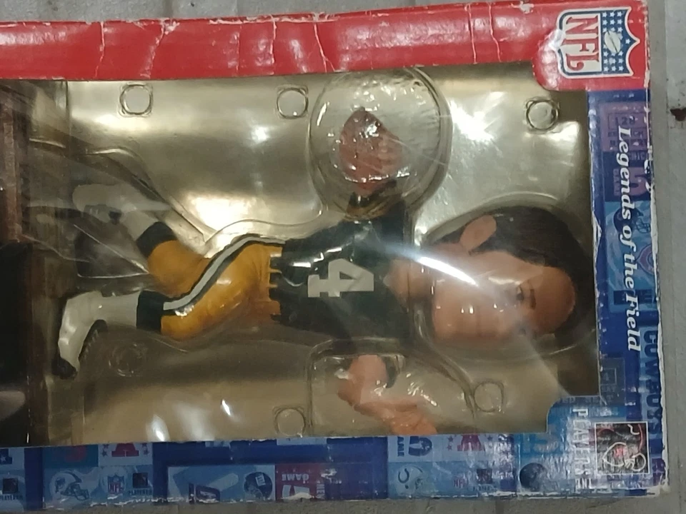 Brett Favre Bobble Head Legends Of The Field Edición Limitada Número Individual Foto 3 de 3