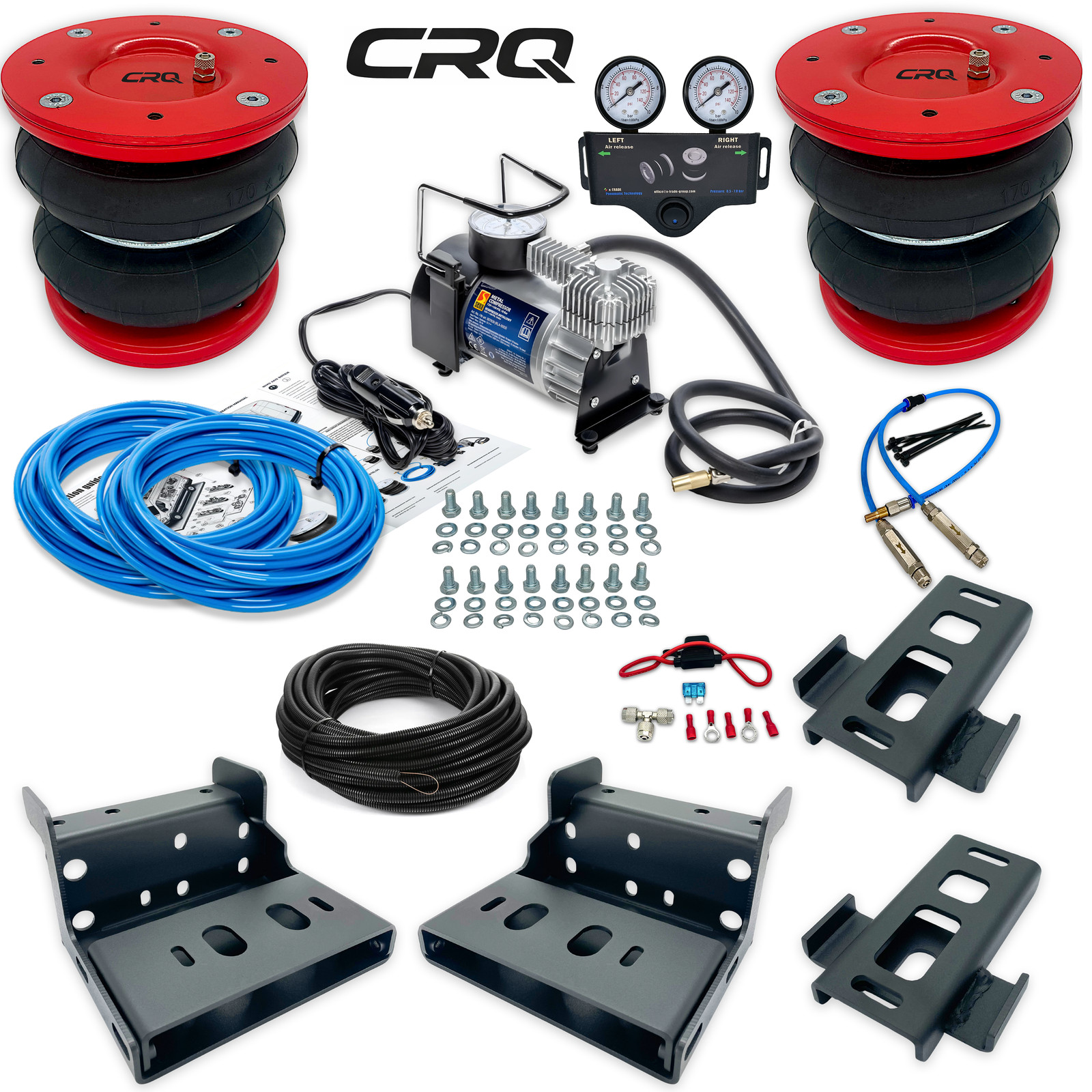 Suspension pneumatique Iveco Daily 35SL renforcée 5000kg double manomètre