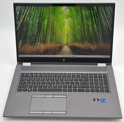 HP Zbook Fury 17 G8 Laptop i7-11800H 512GB SSD 32GB RAM Quadro T1200 WIN11 Pro