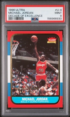 Jordan 1996 Fleer Jordan #U-4