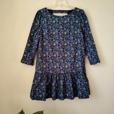 Free People The Avenue Mini Dress Floral Printed Ruffle Cutout Scoop Neck Medium
