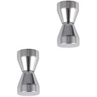 2 stücke Aluminiumlegierung Duschtürgriff Metall robuster Rundknopf