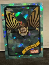2025 Topps Chrome Sapphire Marvel Banshee Aqua #’d /75 #38