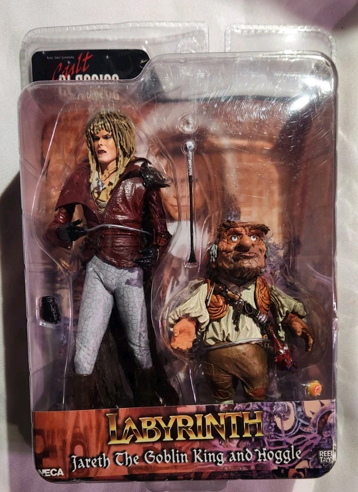 Jareth the Goblin King & Hoggle LABYRINTH NECA Cult Classics