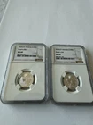 Two MS 69 Geiger 1/4 oz Noah’s  Ark Silver Coins (1/2 ounce total). Description.
