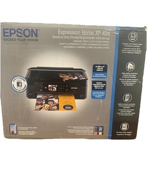 New Epson Wireless- Printer -copy-scan -photo Expression Home XP -424
