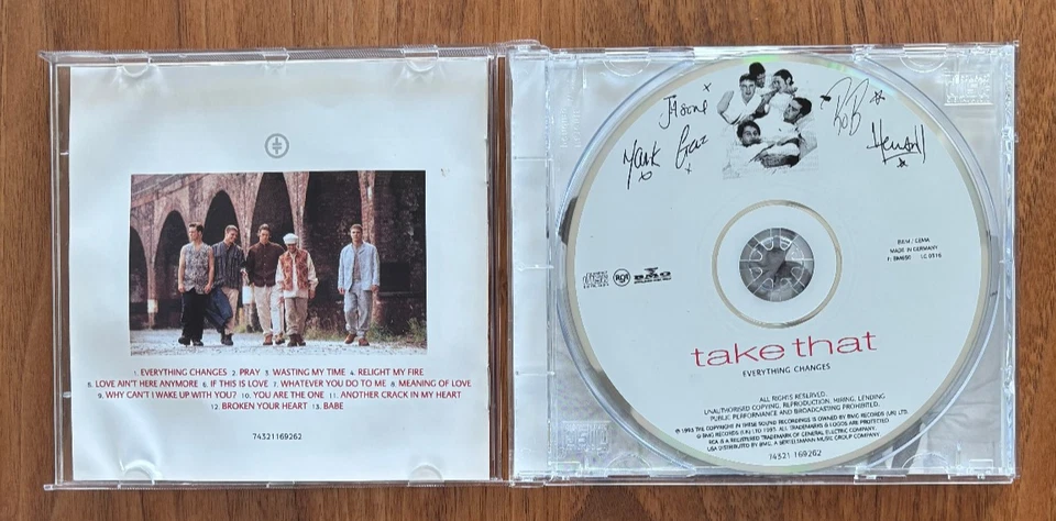 TAKE THAT - Everything Changes (CD) incl. Pray, Babe, Relight My Fire.... - Bild 2 von 3