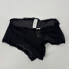 Aerie Black Mesh Cheeky Panties Size Small Boyshort New With Tags