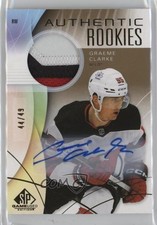 2024-25 SP Game Used Gold Premium Memorabilia 44/49 Graeme Clarke #267 Auto 0q4s