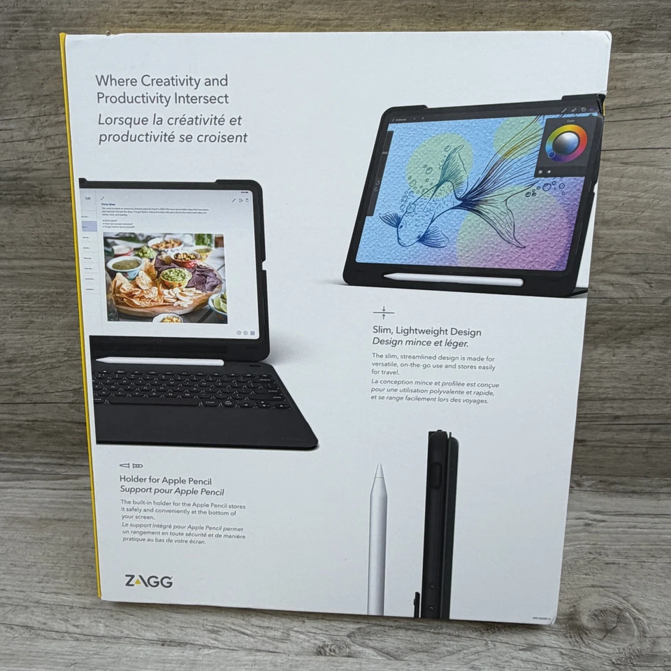 Brand New ZAGG 103302111 Apple iPad Keyboard Folio Case for 2019 iPad Pro 12.9 - Image 4 of 4