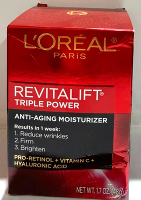 L'Oréal Paris Revitalift Triple Power Anti-Aging Moisturizer Pro Retinol DMG Box