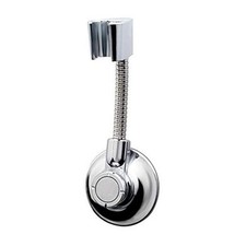 BathBeyond Shower Head Holder - Flexible Shower Head Holder Adjustable Chrome