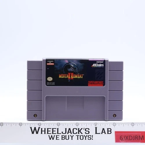 Mortal Kombat II Super Nintendo SNES 1992 Aklaim Cartridge ONLY