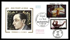 Mayfairstamps France FDC 1980 Jean Picart le Doux mixed USA frank nakano perfin
