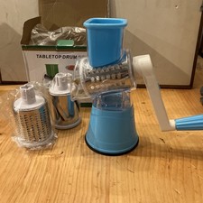 3-In-1 Rotary Food Slicer Chopper Cheese Grater Fruit Vegetable Shredder Cutter