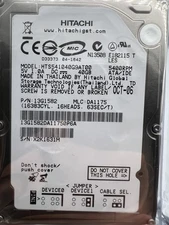 Hitachi HTS541040G9AT00 40GB 2.5" IDE HDD 5400RPM Laptop Hard Drive