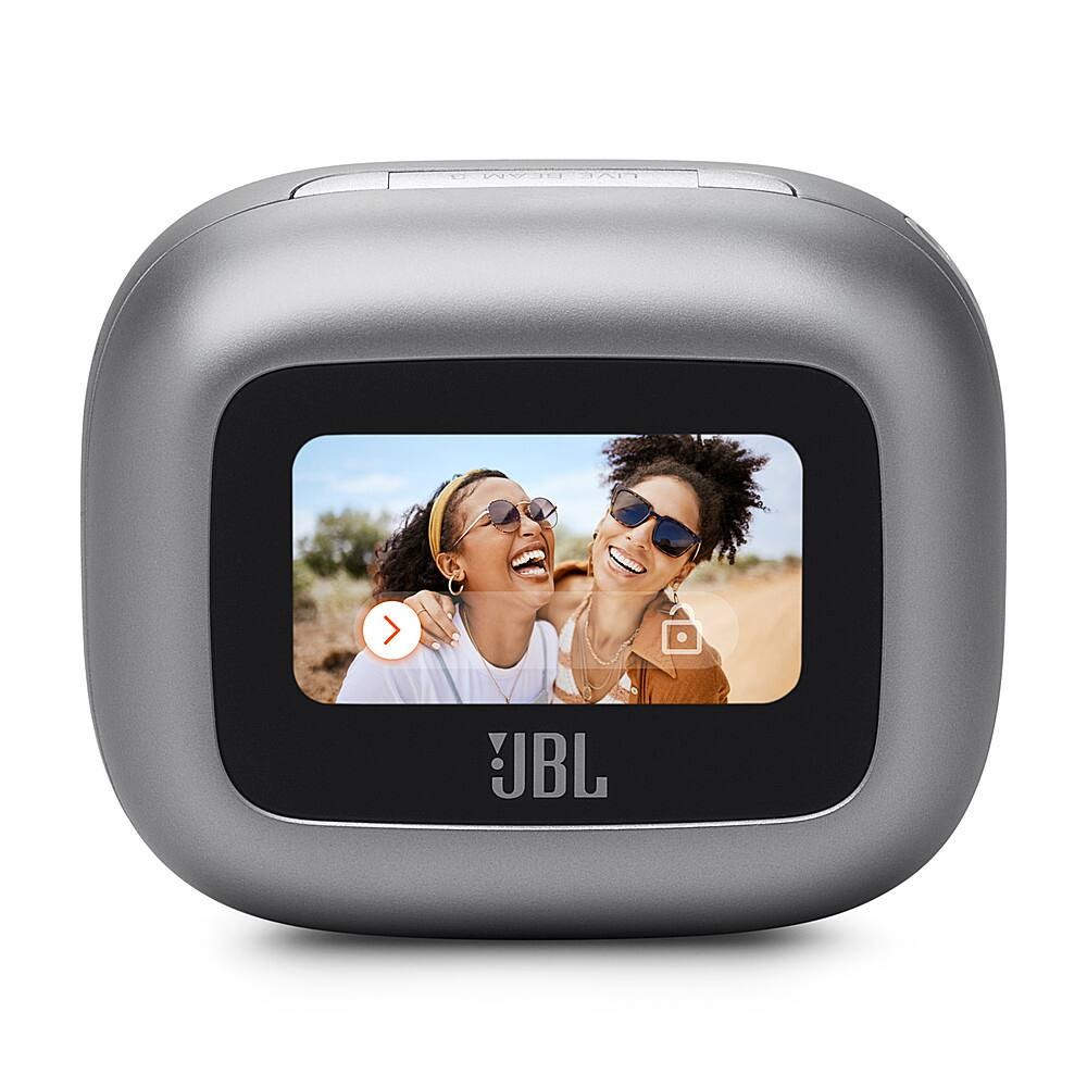 JBL - Live Beam 3 Audífonos inalámbricos verdaderos con cancelación de ruido - 2024 - Plata, imagen 3