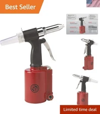 Versatile Air Riveter - Chicago Pneumatic, 2200 lb Force, Ideal for Home Use