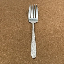 National Silver Co. Narcissus Silverplate 8" Long Serving Fork AA