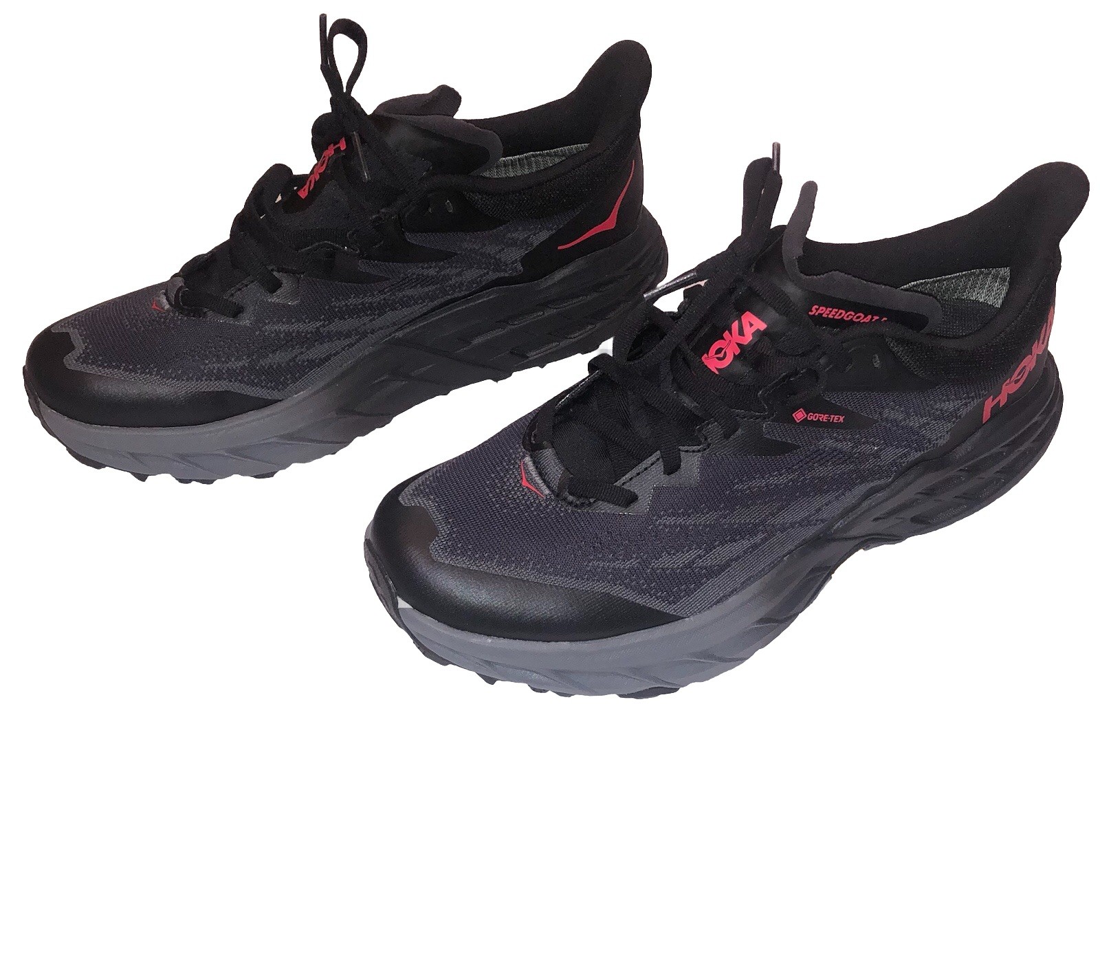Women 10.5 Men 9 Hoka One One Speedgoat 5 GTX Hiking Shoes Trail Running Sneaker
