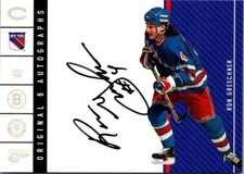 2002-03 Parkhurst Original 6 RON GRESCHNER New York Rangers AUTO Insert