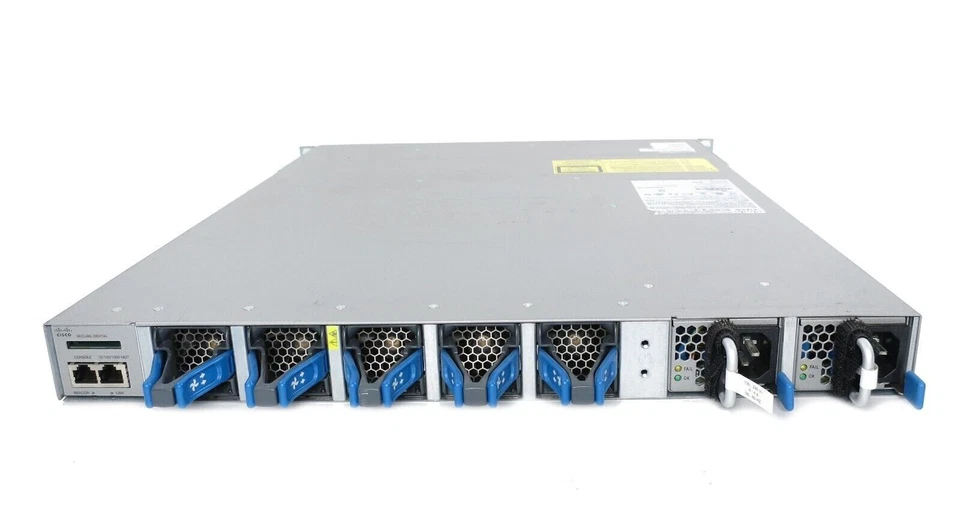 Conmutador Cisco Catalyst WS-C4500X-F-16SFP+ serie 4500X doble alimentación de vuelta al frente Foto 3 de 4