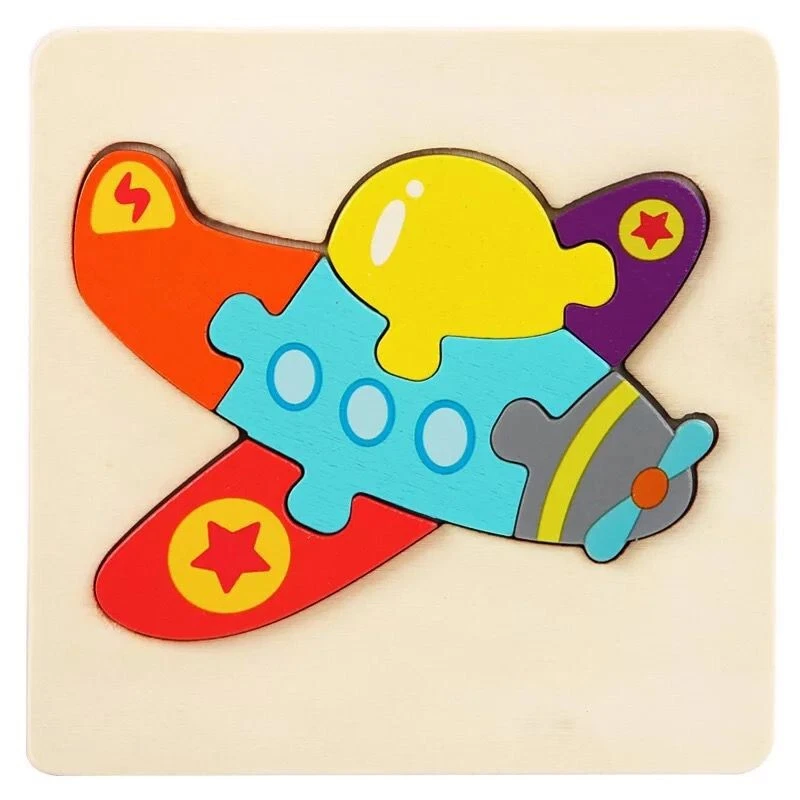 5 Pack Wooden Puzzle For Toddler - Image 3 of 4