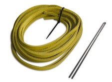 RAWLINGS/TANNERS PREMIUM LEATHER GLOVE LACE 3/16" BY 72" LIGHT GOLD - DOZEN