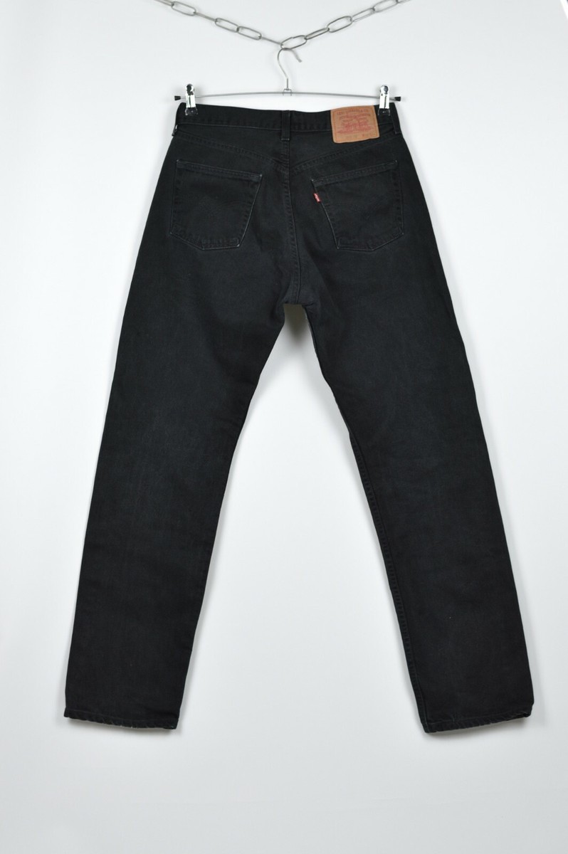 Vintage Levis 590 Jeans Black Denim Pant 32x34 | eBay