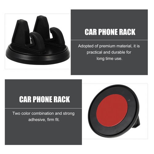 2 Pcs Rotating Mobile Phone Bracket Dashboard Navigation Holder Cradle for Car - 第 8/11 張圖片