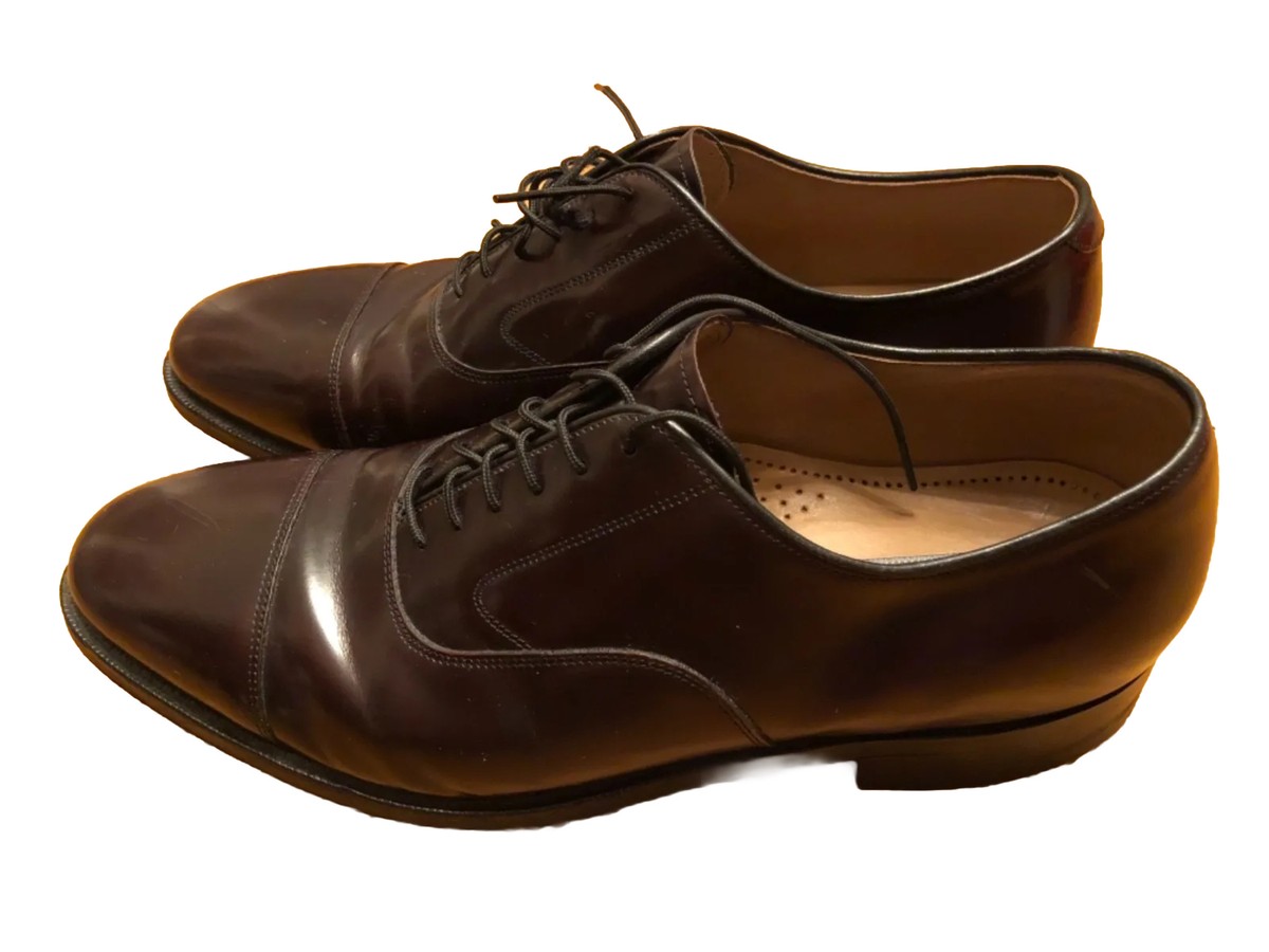 Johnston Murphy Oxfords, Burgundy Captoe Comfort 10.5D | eBay