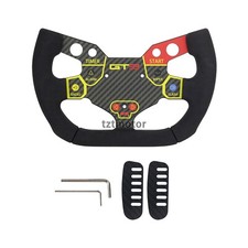 PC Racing Wheel SIM Racing Volante Maniglia Scamosciata per Thrustmaster Ferrari