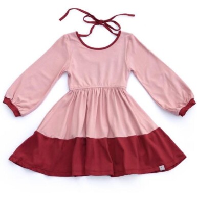 Omi Jo Girls Size 7 Mellow Rose Pink Billow Dress Valentine s Day NWT
