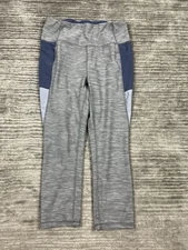 RBX Active Leggings Womens Medium Gray Pull On Polyester Blend