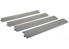NEW Kato HO Scale Straight Track Unitrack w/ Concrete Ties Set 4 2-152