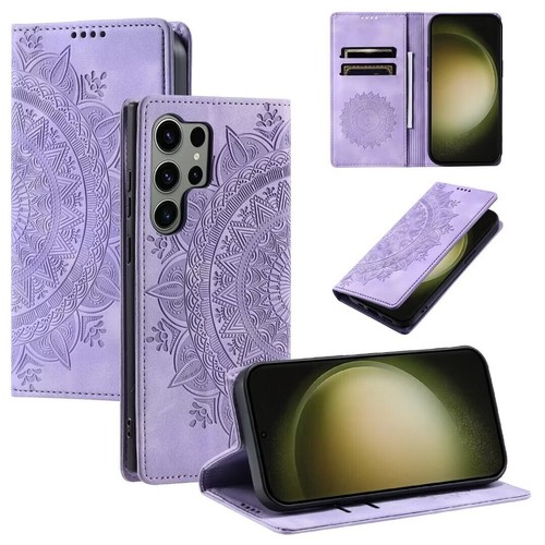 Totem Handy Hülle Flip Leder Kreditkartenfächer Buch mit Ständer Magnet - Bild 5 von 19