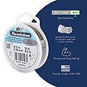 Beadalon 49 Strand, Silver Color .024in Flexible Wire - 30ft Spool - Picture 3 of 8