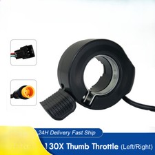 Electric Scooter Bike Quick Thumb Throttle E-bike 3 Pin Waterproof SM Connector