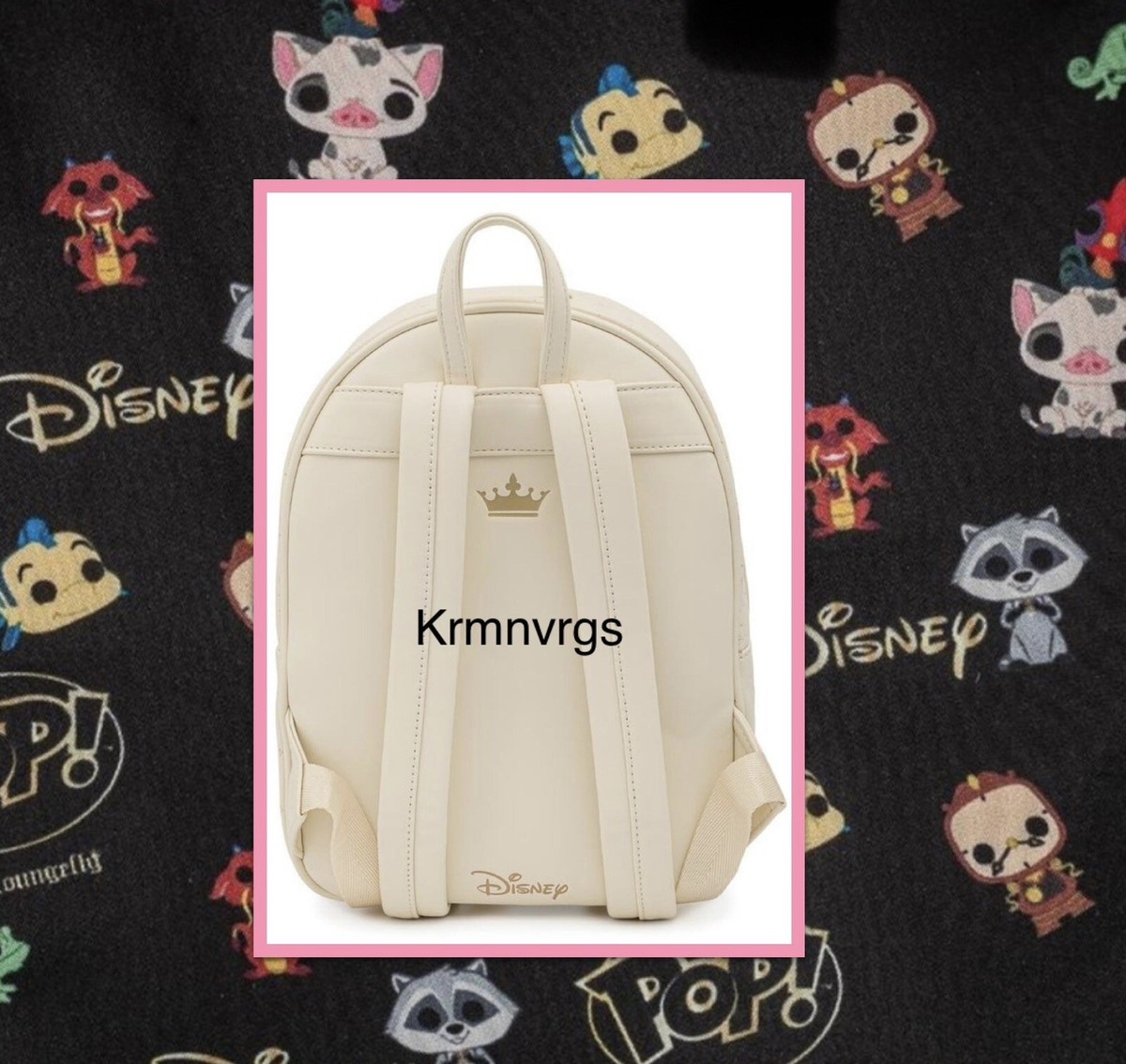 Loungefly Disney Princess Circles Mini Backpack featuring Funko Pop! Loungefly Disney Princess Mothers & Daughters Mini Backpack  main image 2