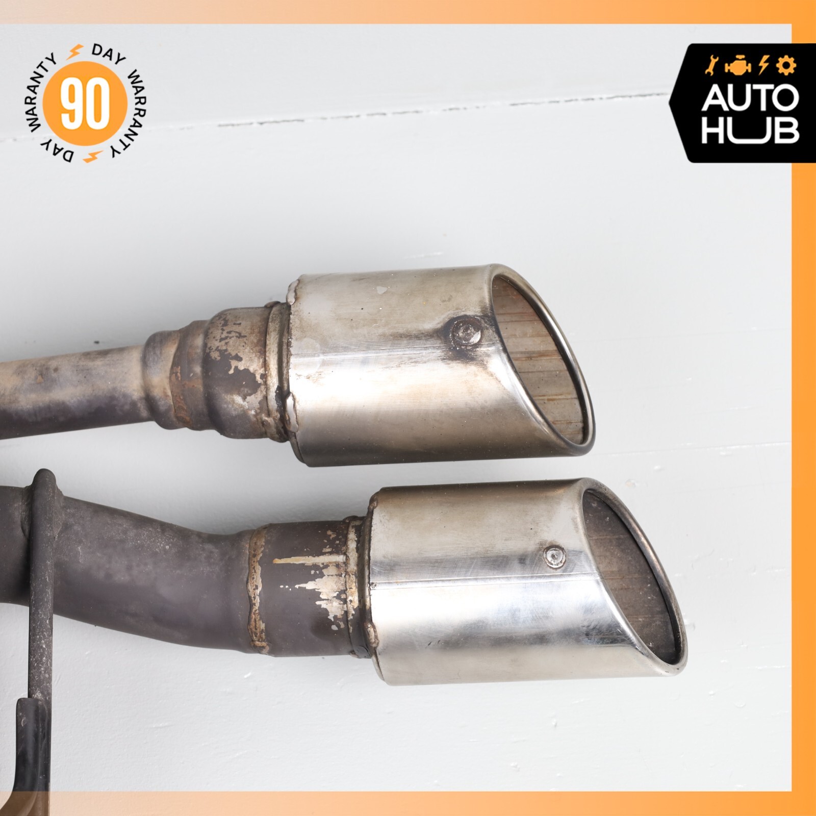 Maserati Quattroporte M139 Exhaust Mufflers Dual Tips Left & Right Side Set 51k