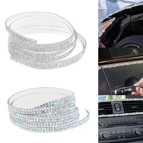 5 Rolls Bling Car Trim Self Adhesive Car Interior Trim Strips Flexible