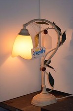LUCI PER COMODINO UFFICIO IN FERRO BATTUTO LOUISIANA DECORAZIONE LOFT DESIGN